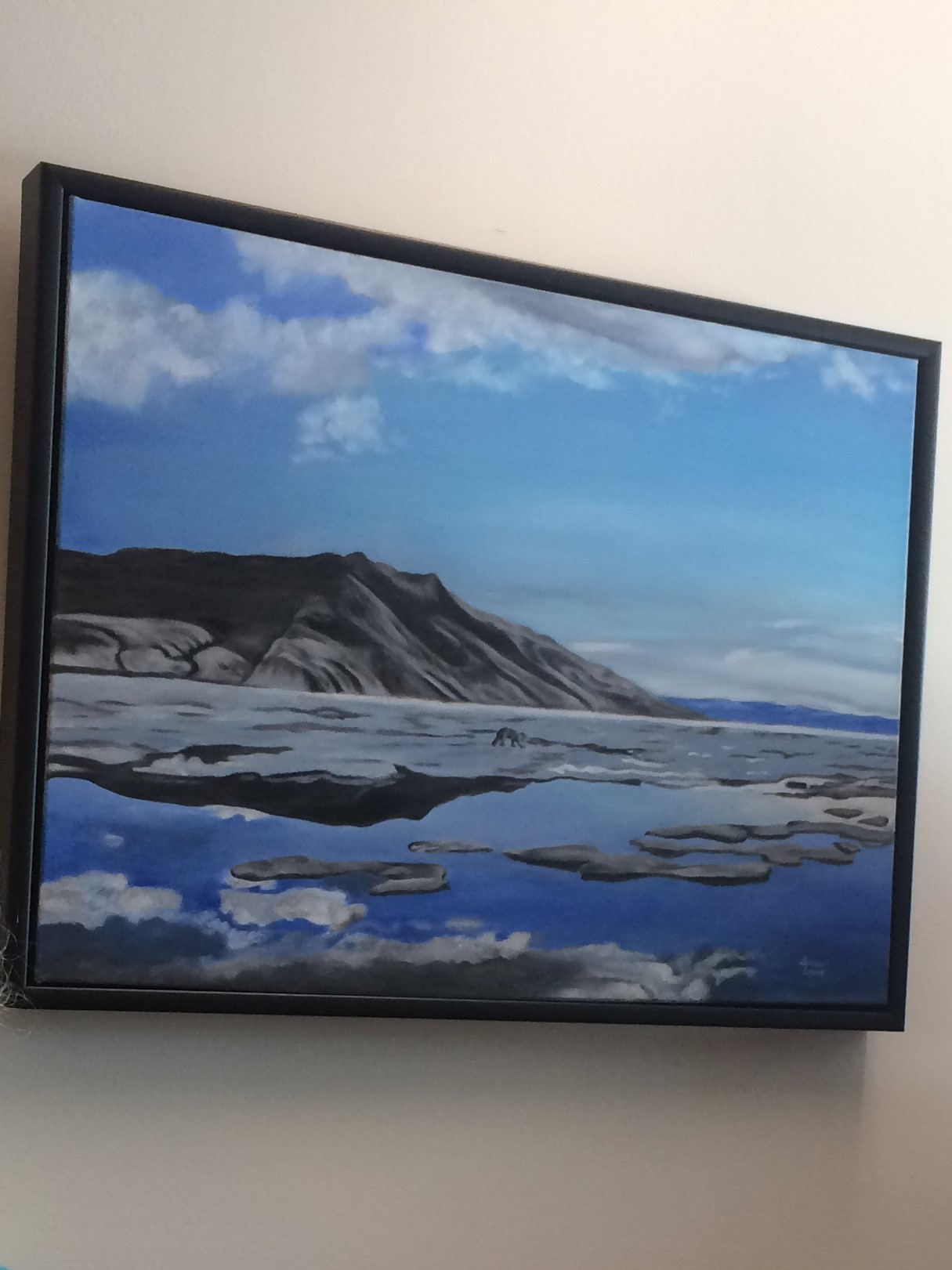 City Hall Exhibit J-S 2018 art by Bonnie Lucas